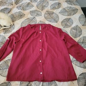 Red blouse